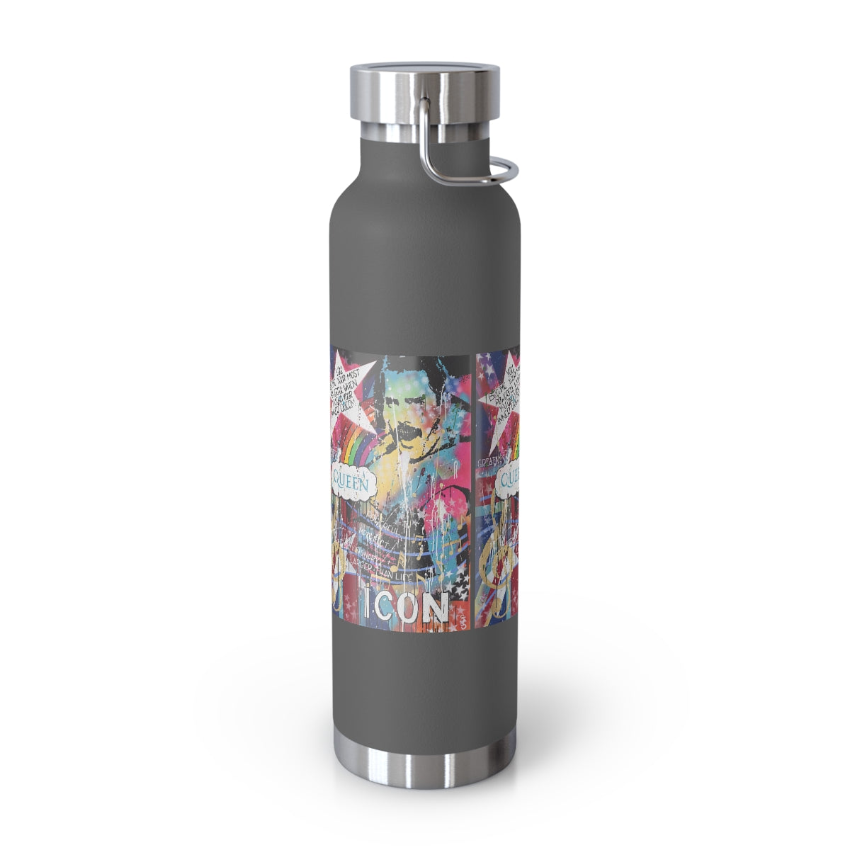 "Find Your Inner Queen- Inspired By Freddie Mercury" Copper Vacuum Insulated Bottle, 22oz