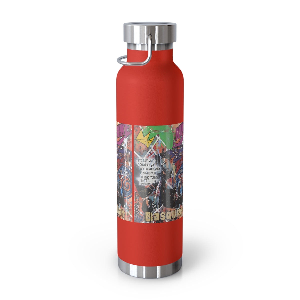 "Basquiat/Warhol Tribute" Copper Vacuum Insulated Bottle, 22oz