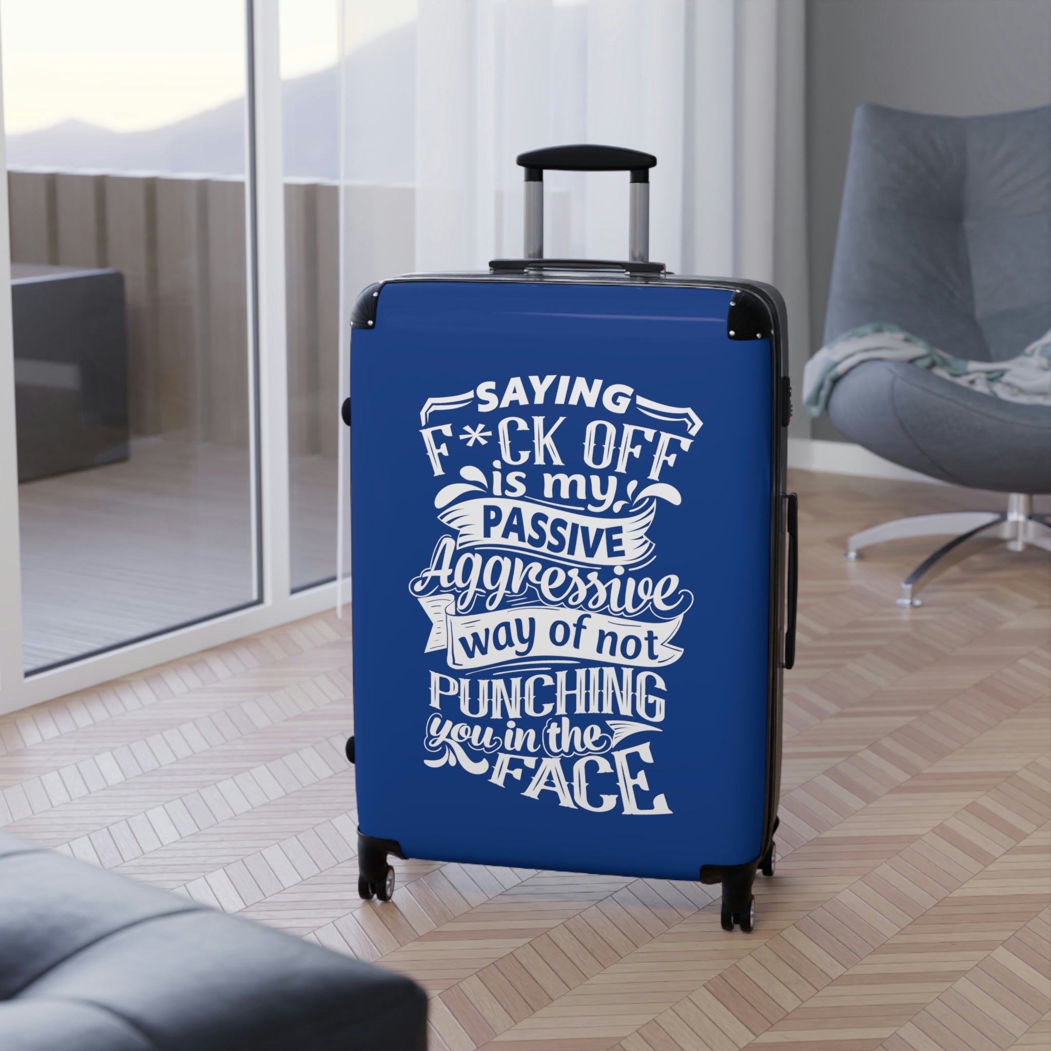 "Saying F*CK Off...." Suitcases