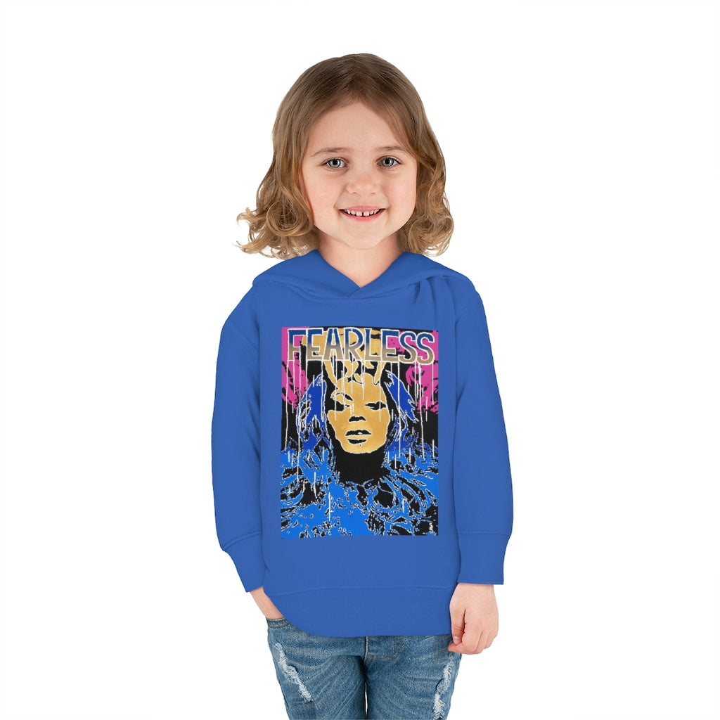 "Fearless" Toddler Pullover Fleece Hoodie