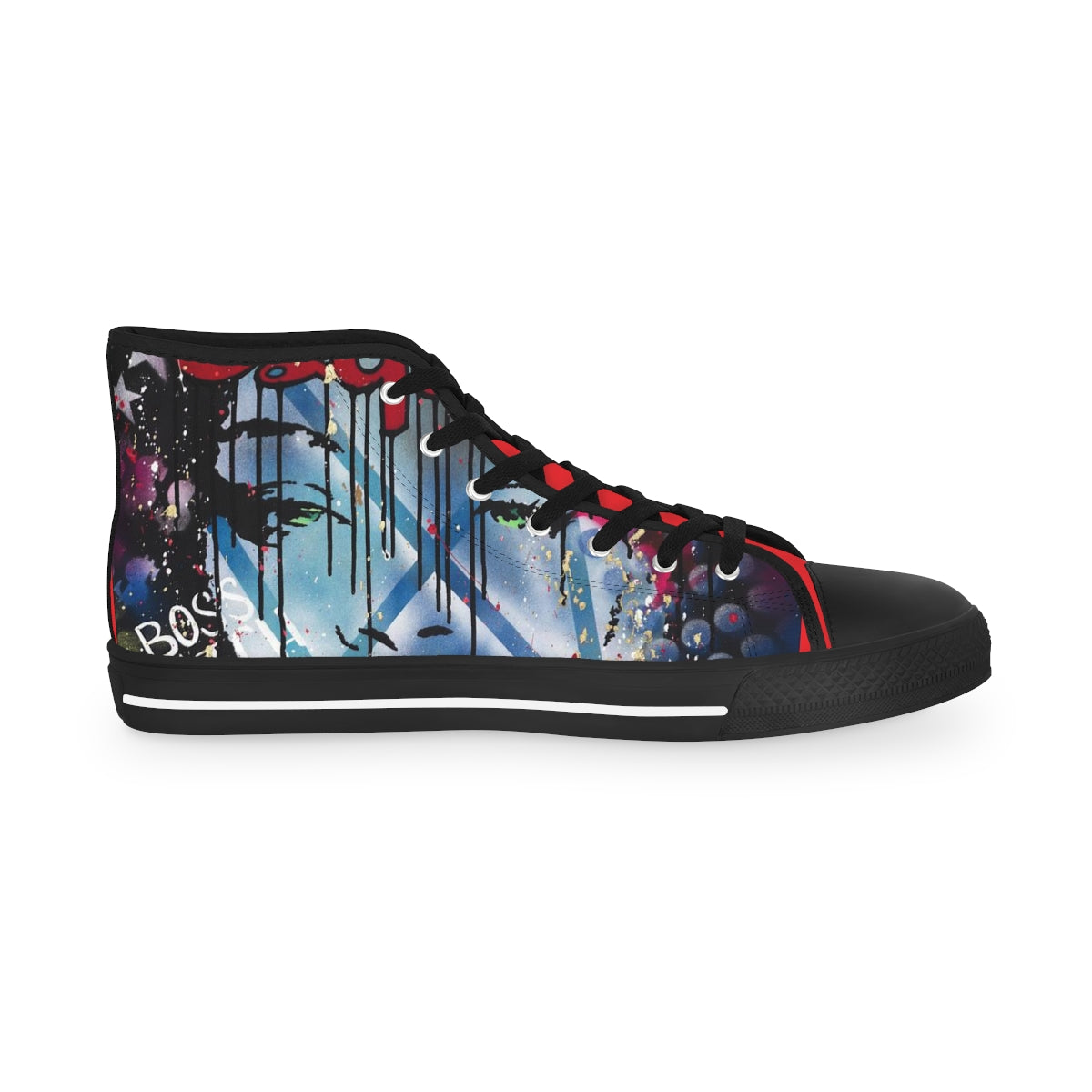 "Be The Boss" Men's High Top Sneakers