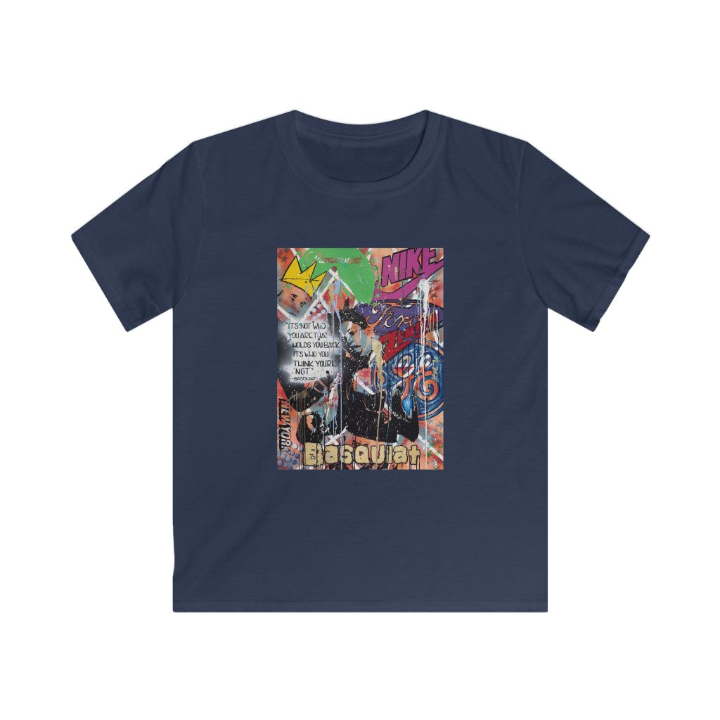 "Basquiat/Warhol Tribute" Kids Softstyle Tee