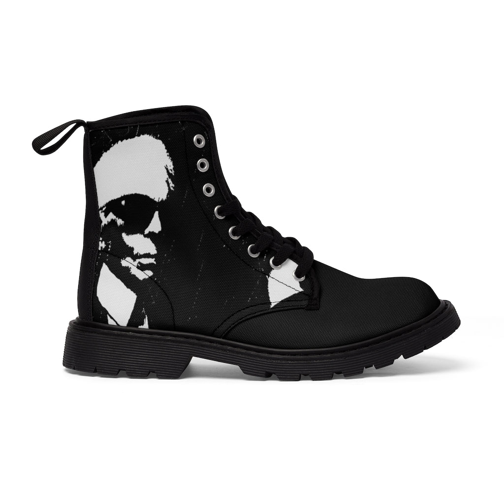 "Label Whore 3" Men's Canvas Boots