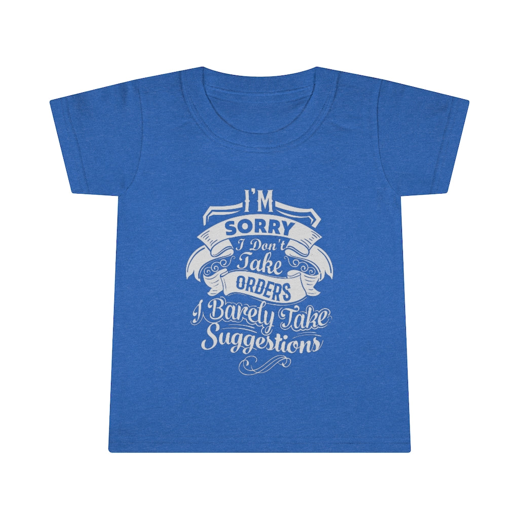 "I'm Sorry......." Toddler T-shirt