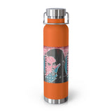 "Unbothered-Inspired By Grace Jones" Copper Vacuum Insulated Bottle, 22oz