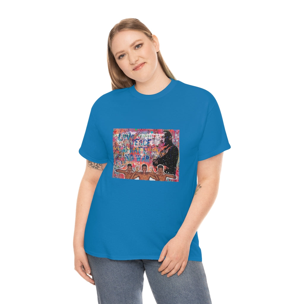 "No Hate Just Love" Unisex Heavy Cotton Tee