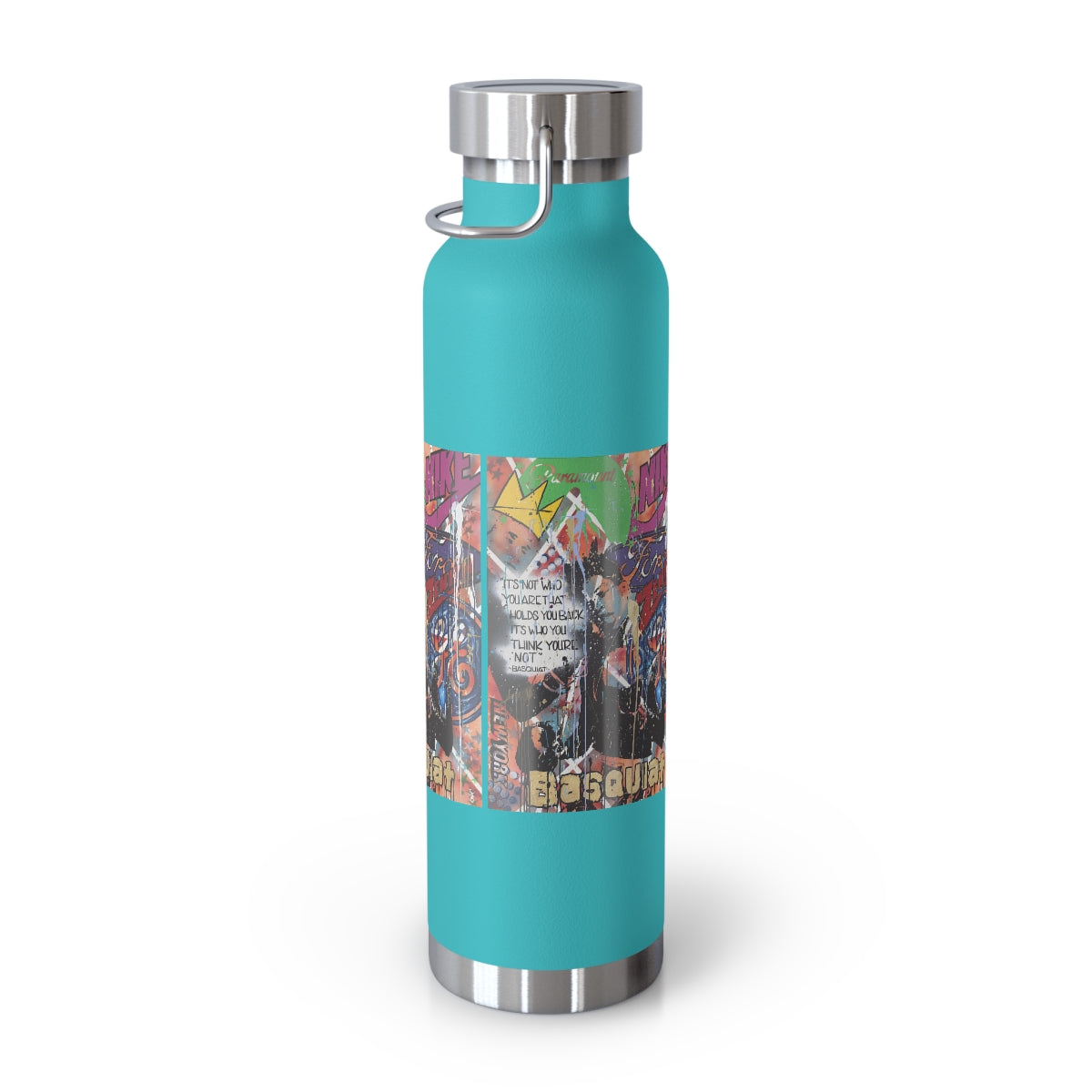 "Basquiat/Warhol Tribute" Copper Vacuum Insulated Bottle, 22oz