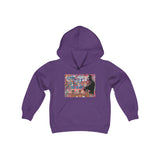 "No Hate Just Love" Youth Heavy Blend Hooded Sweatshirt