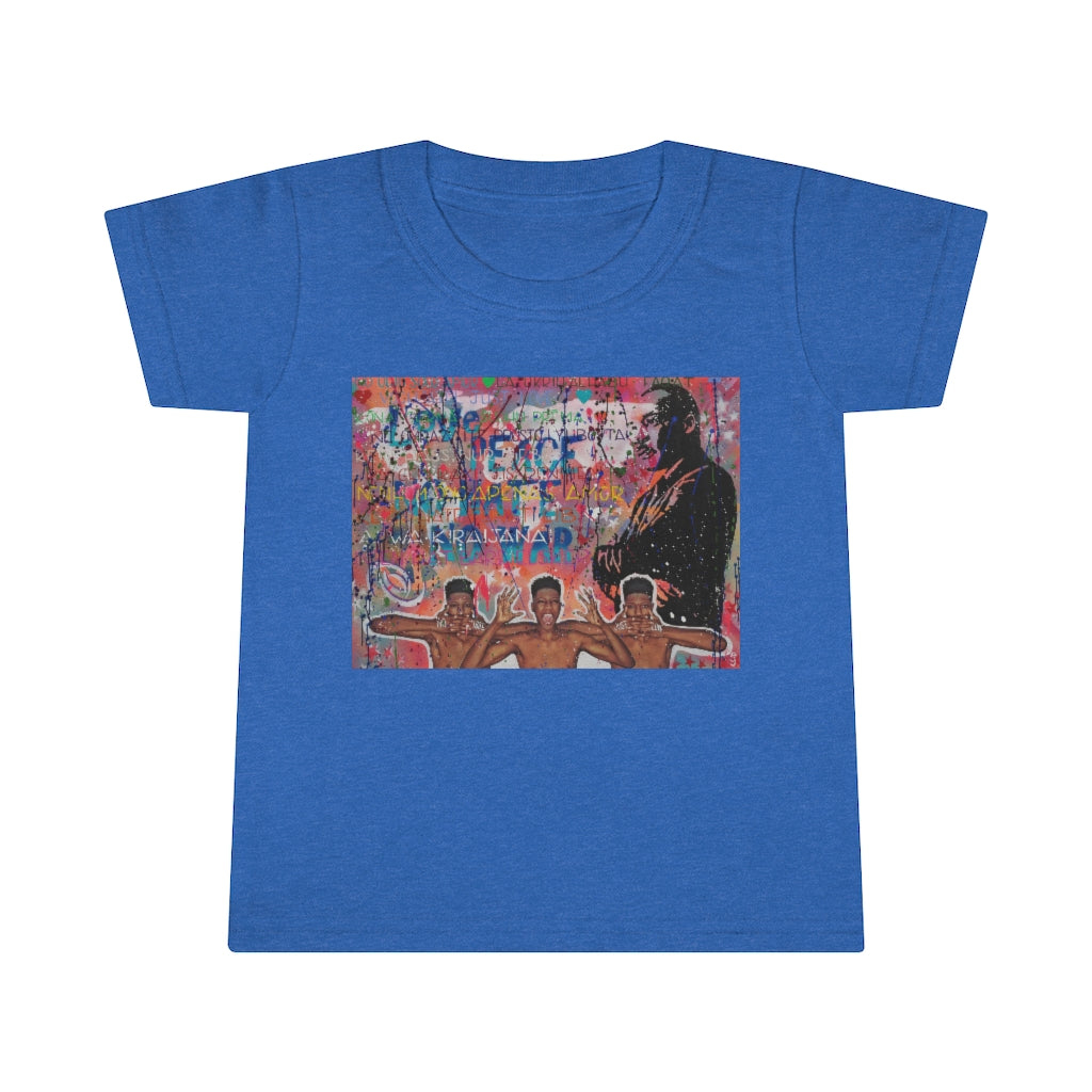 "No Hate Just Love" Toddler T-shirt