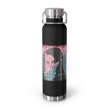 "Unbothered-Inspired By Grace Jones" Copper Vacuum Insulated Bottle, 22oz