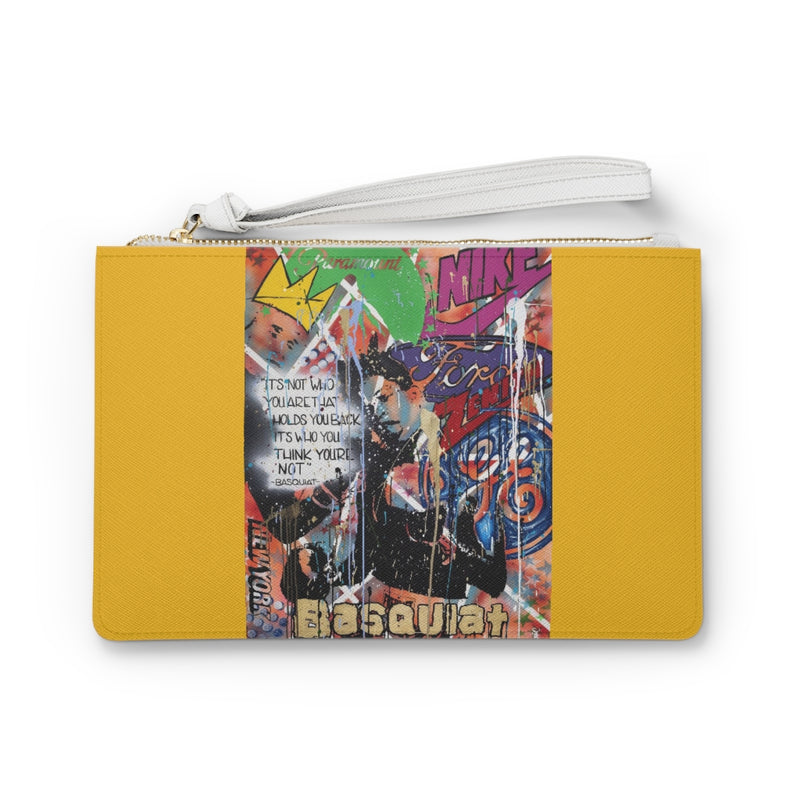 "Basquiat/Warhol Tribute 3" Clutch Purse