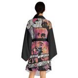 "Rebel With A Cause" Long Sleeve Kimono Robe