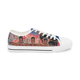 "No Hate Just Love" Men's Low Top Sneakers