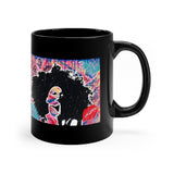 'Embodied-Diana Ross" 11oz Black Mug