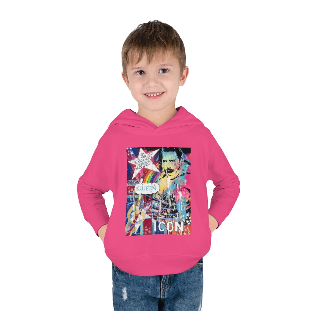 "Find Your Inner Queen" Toddler Pullover Fleece Hoodie