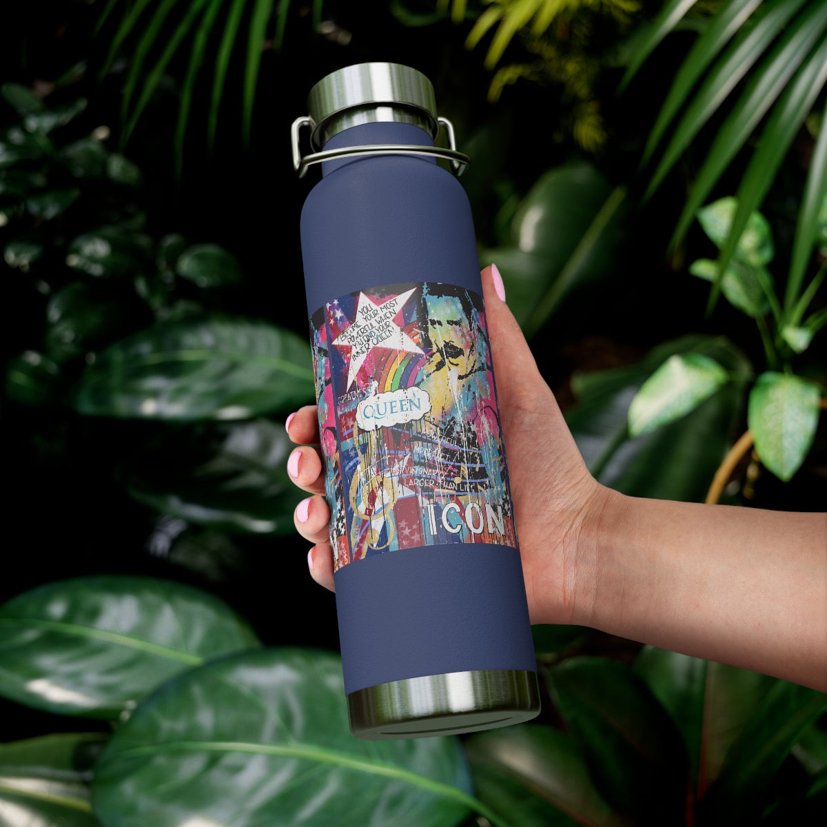 "Find Your Inner Queen- Inspired By Freddie Mercury" Copper Vacuum Insulated Bottle, 22oz