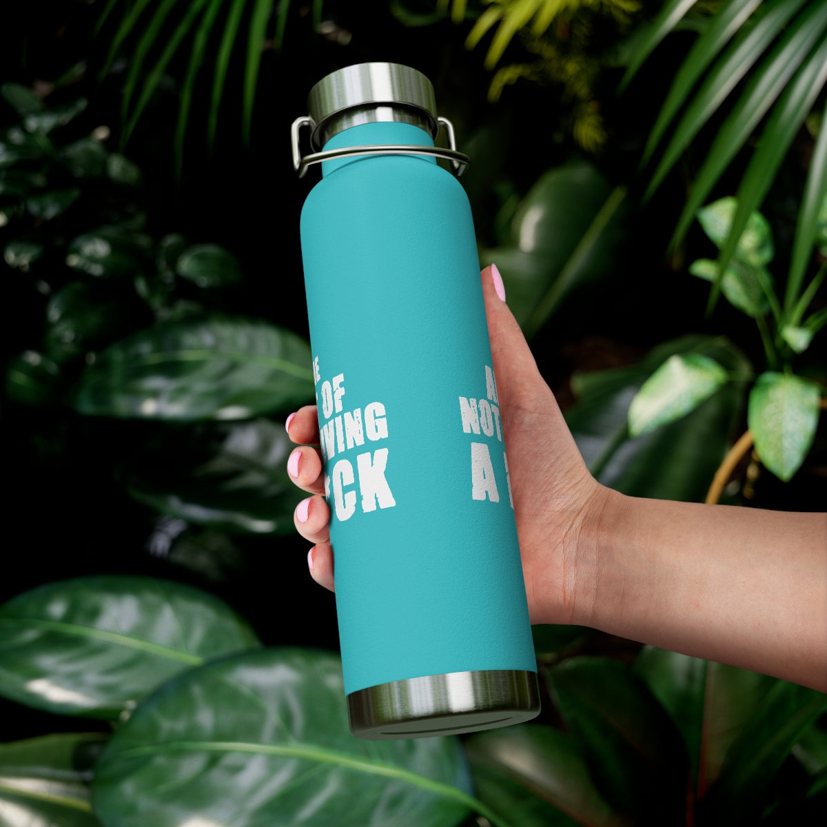 "The Art Of Not Giving A F*CK" Copper Vacuum Insulated Bottle, 22oz