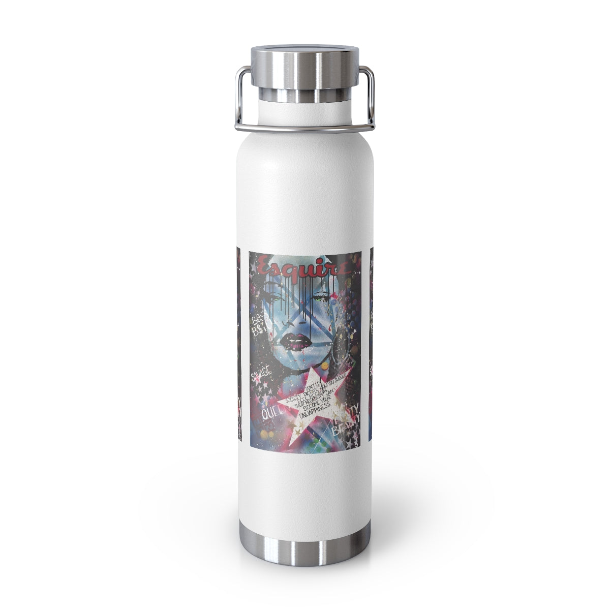 "Be The Boss-Inspired By Rihanna" Copper Vacuum Insulated Bottle, 22oz