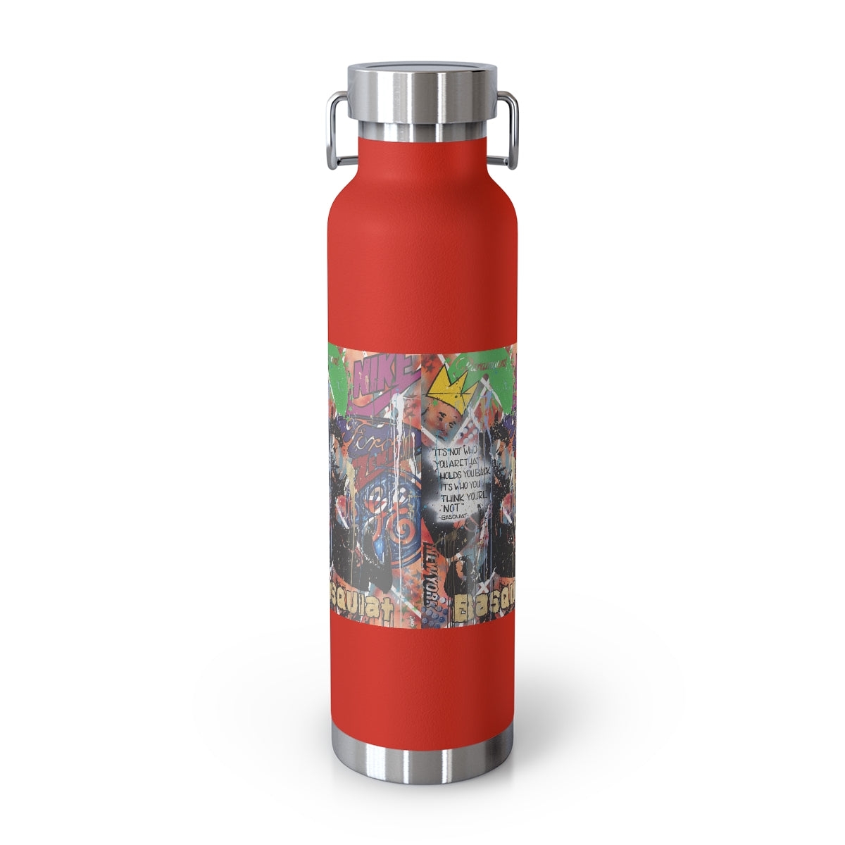 "Basquiat/Warhol Tribute" Copper Vacuum Insulated Bottle, 22oz