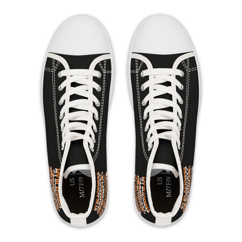 "My Blackness Is Magical...." Women's High Top Sneakers