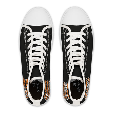 "My Blackness Is Magical...." Women's High Top Sneakers