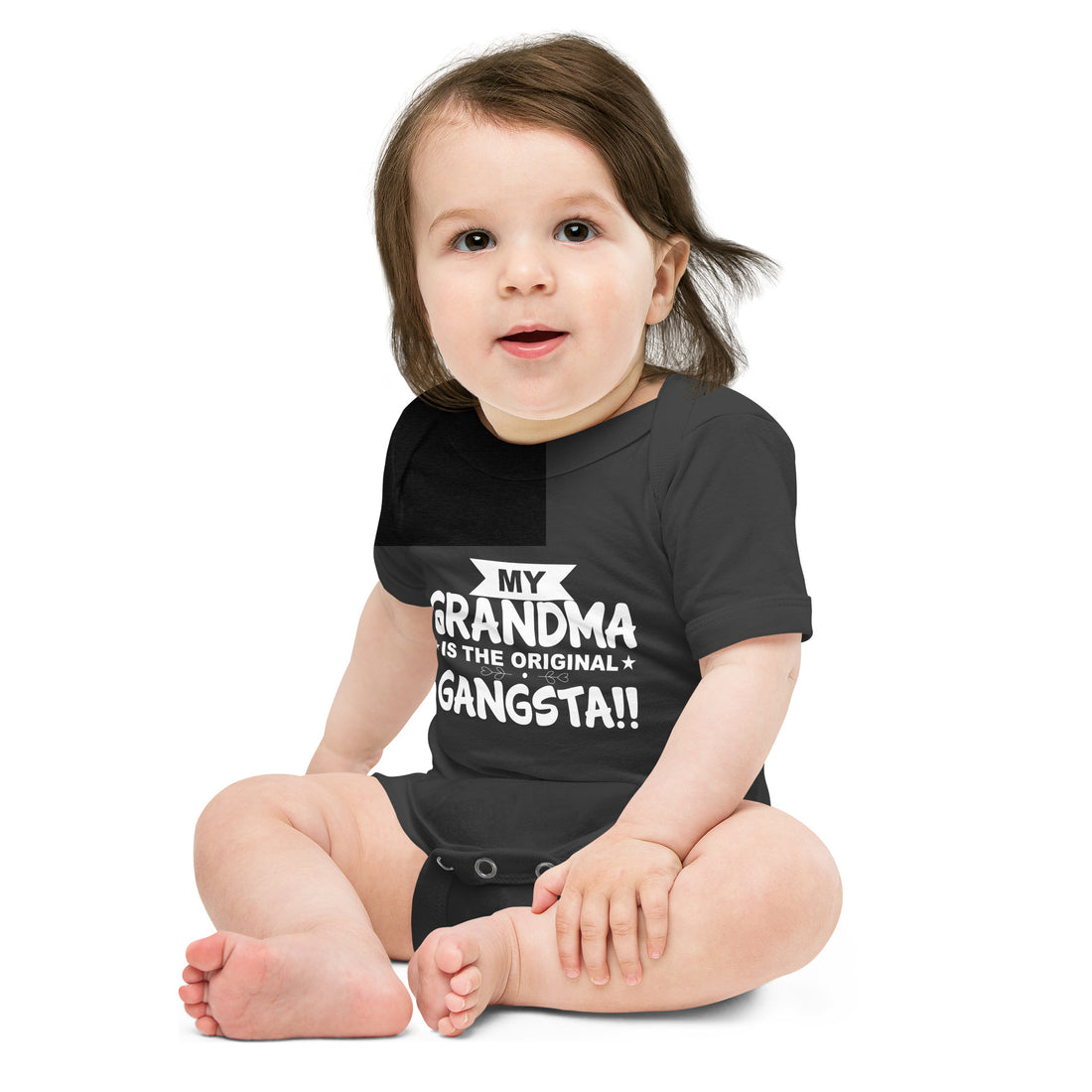 "My Grandma Is ..." Baby short sleeve one piece