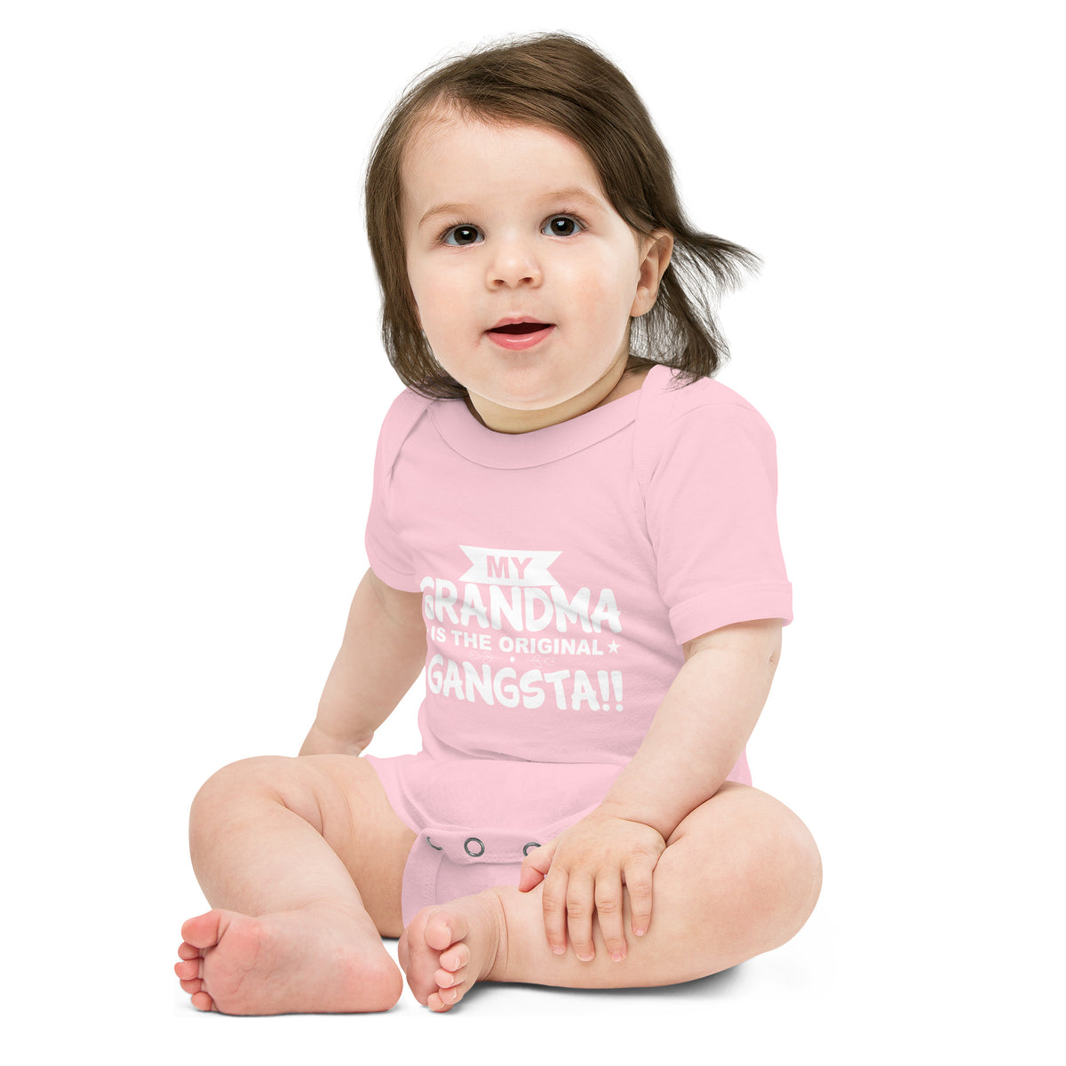 "My Grandma Is ..." Baby short sleeve one piece