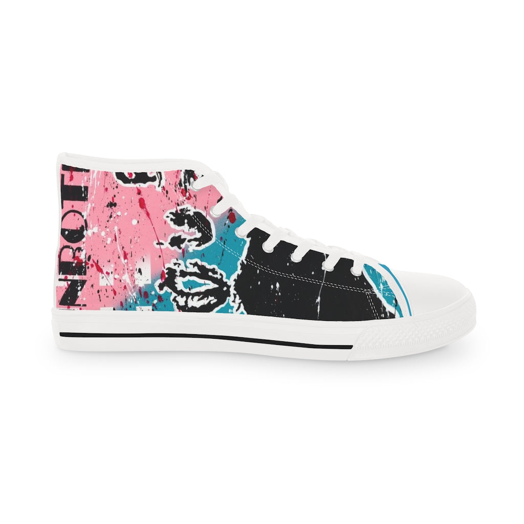"Unbothered Inspired By Grace Jones" Men's High Top Sneakers