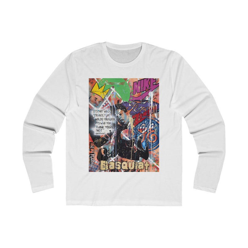 "Basquiat/Warhol Tribute" Men's Long Sleeve Crew Tee