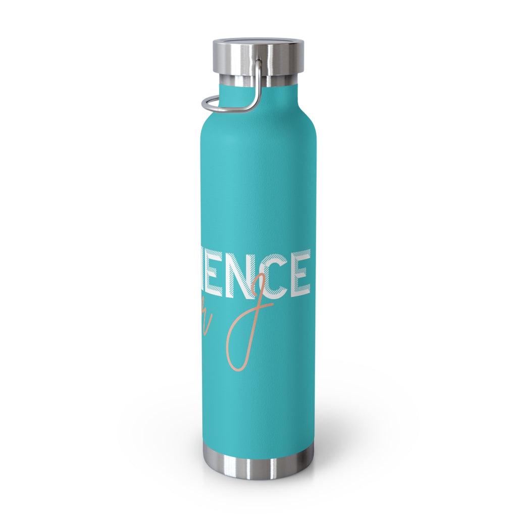 "Shar-J Experience" Copper Vacuum Insulated Bottle, 22oz