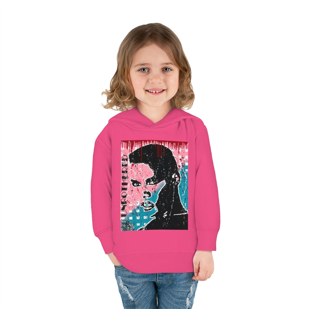 "Unbothered-Grace Jones" " Toddler Pullover Fleece Hoodie