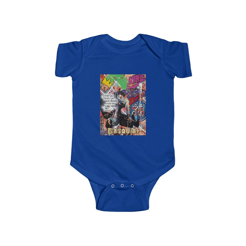 "Basquiat/Warhol Tribute" Infant Fine Jersey Bodysuit
