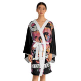 "Rebel With A Cause" Long Sleeve Kimono Robe