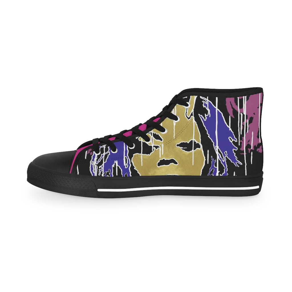 "Fearless Inspired By Beyonce" Men's High Top Sneakers