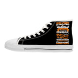 "My Blackness Is Magical...." Women's High Top Sneakers
