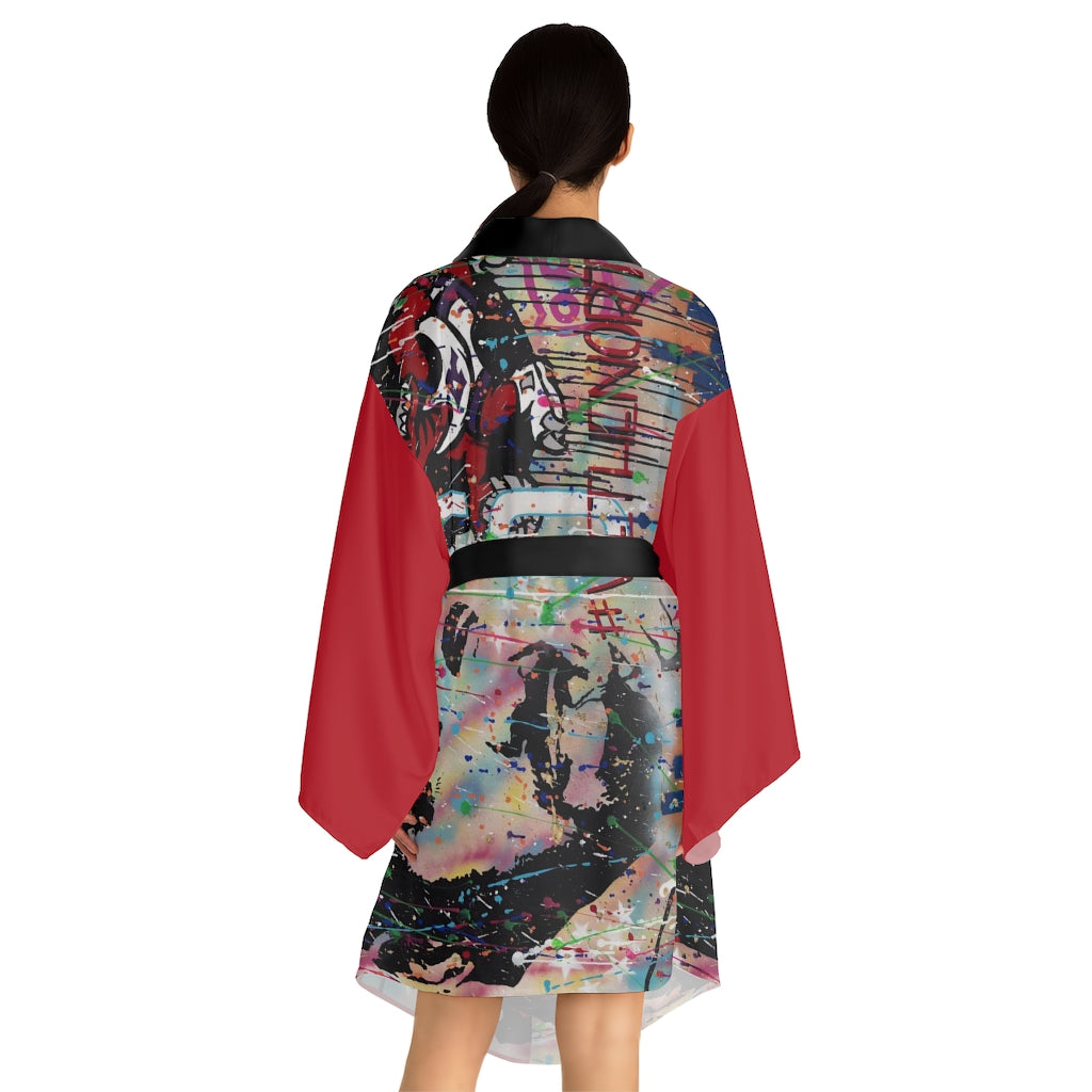 "Remember The North" Long Sleeve Kimono Robe
