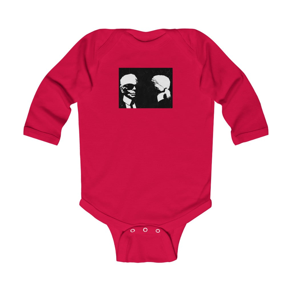 "Label Whore" Infant Long Sleeve Bodysuit