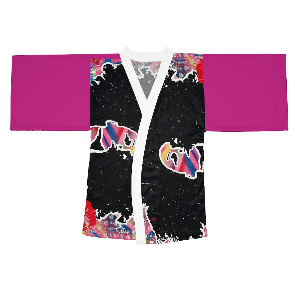 "Embodied" Long Sleeve Kimono Robe