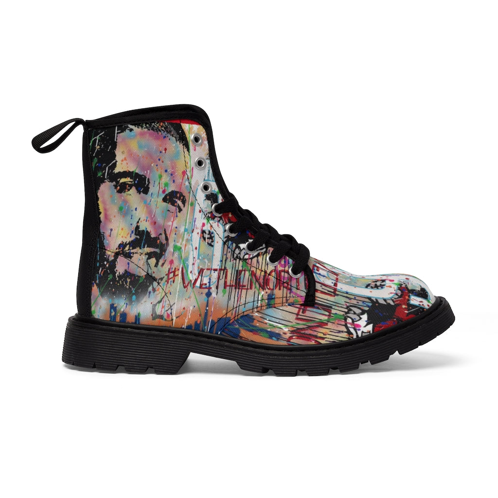 "Remember The North" Women's Canvas Boots