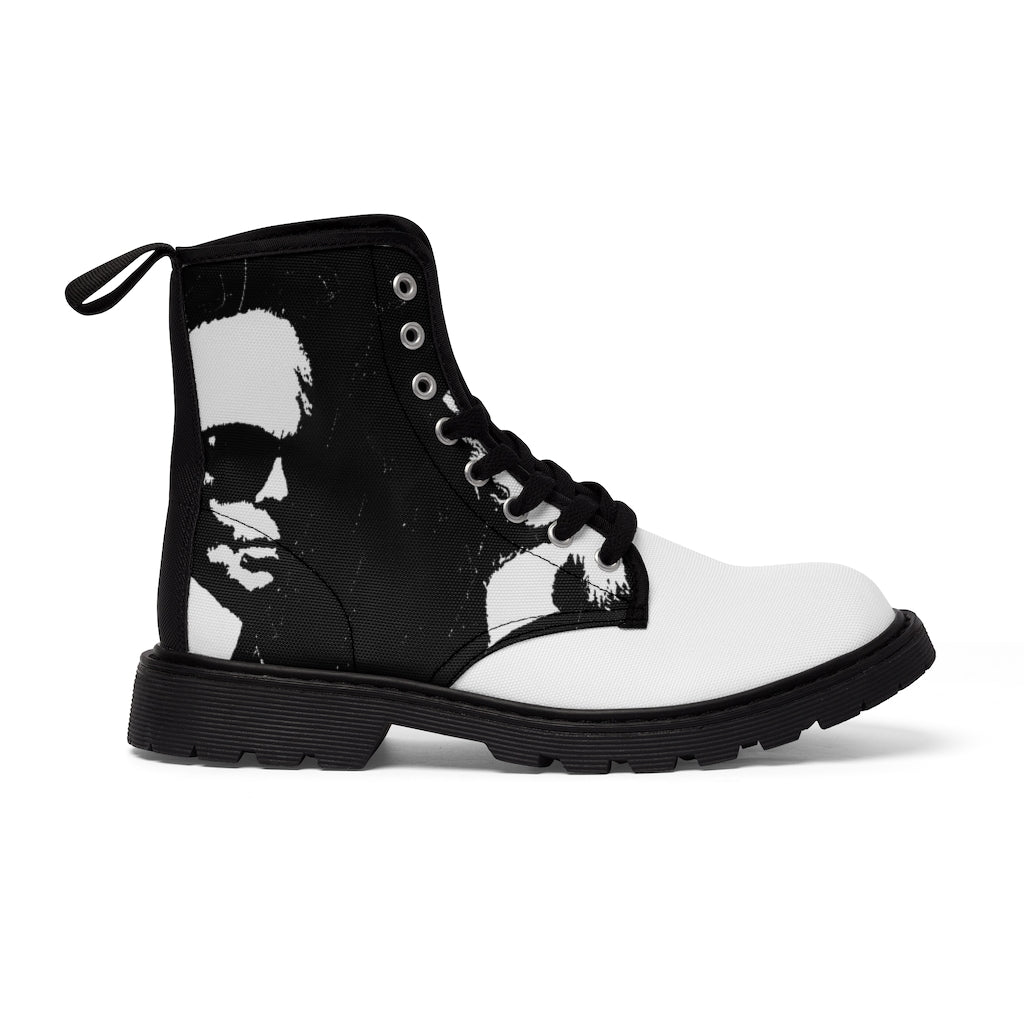 "Label Whore" Men's Canvas Boots