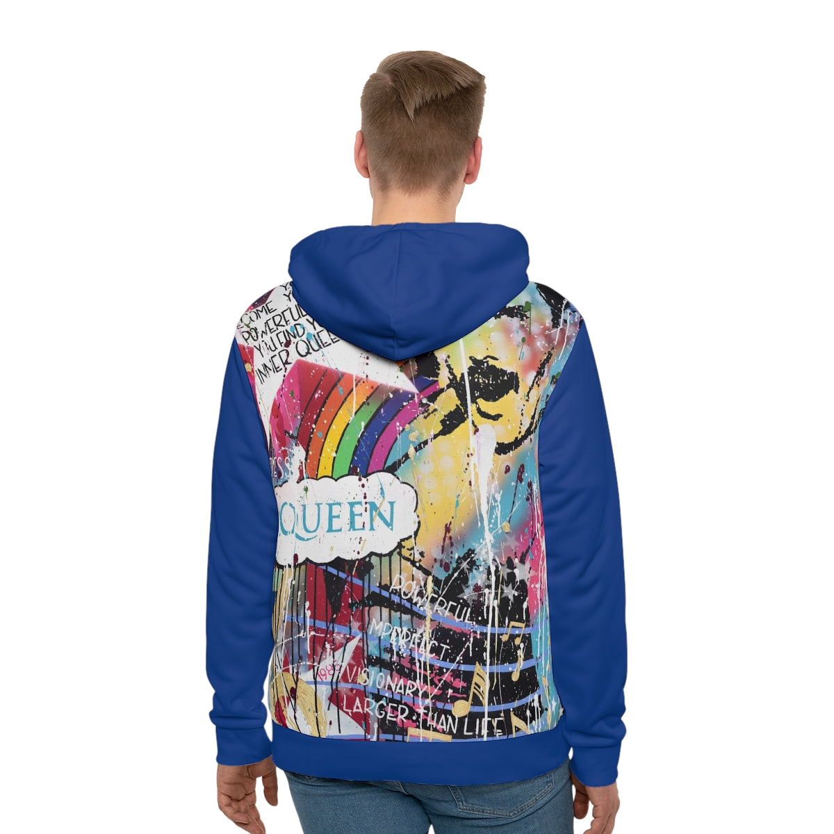 "Find Your Inner Queen" Men's All-Over-Print Hoodie