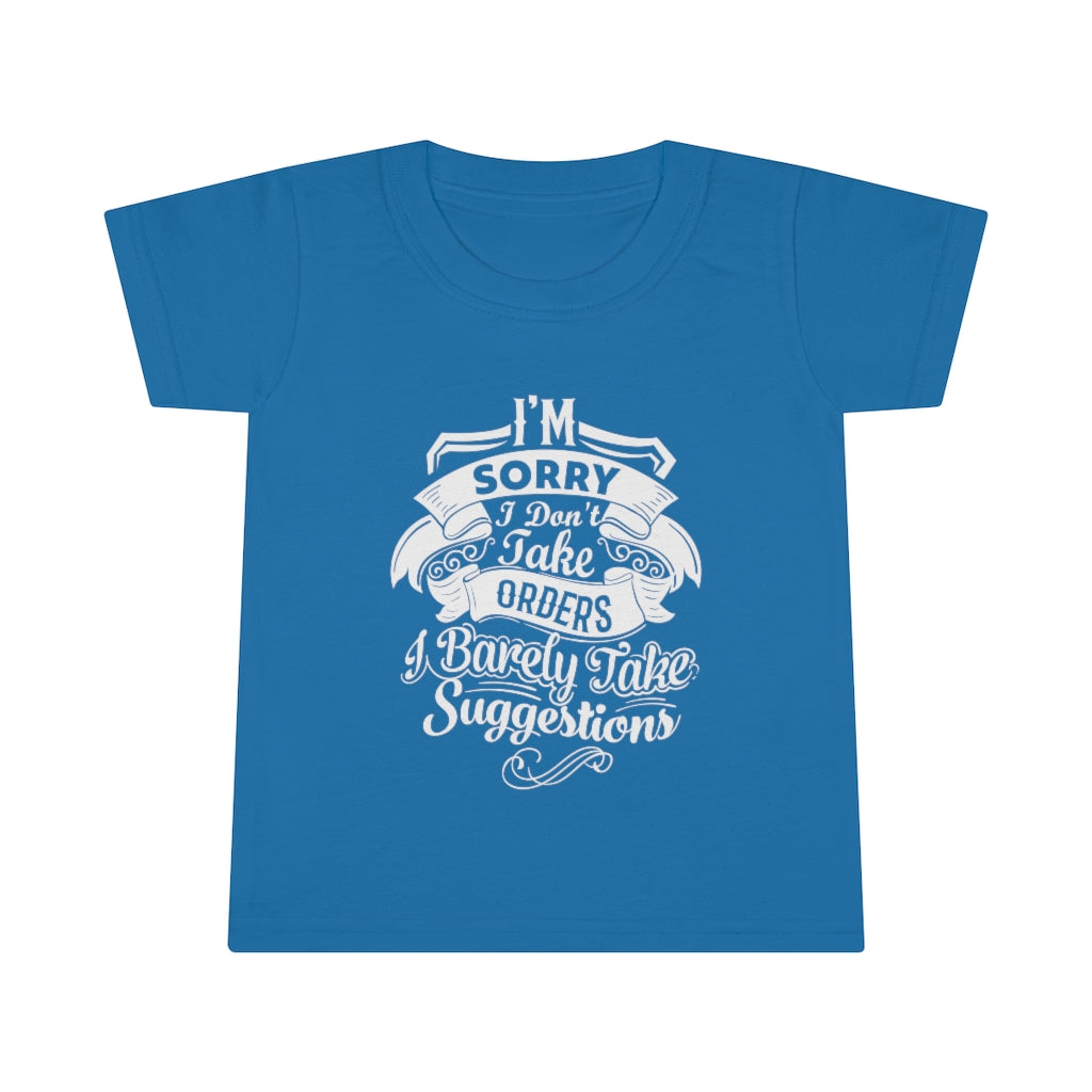 "I'm Sorry......." Toddler T-shirt