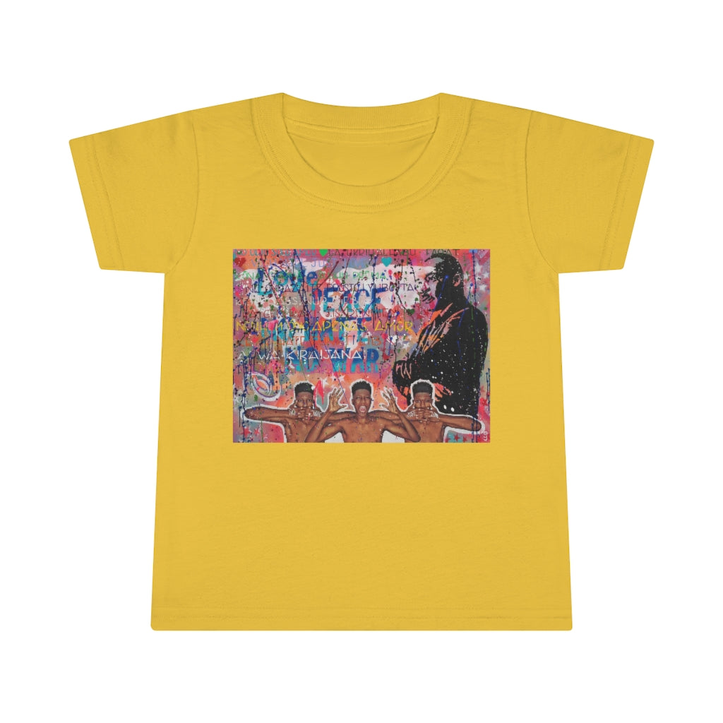 "No Hate Just Love" Toddler T-shirt