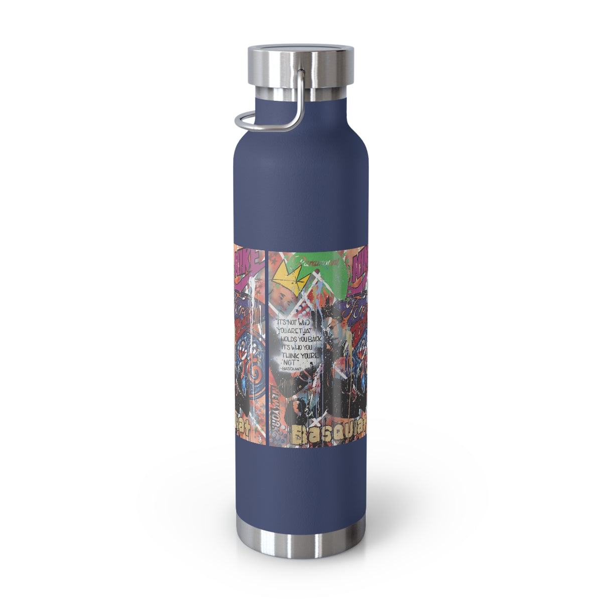 "Basquiat/Warhol Tribute" Copper Vacuum Insulated Bottle, 22oz