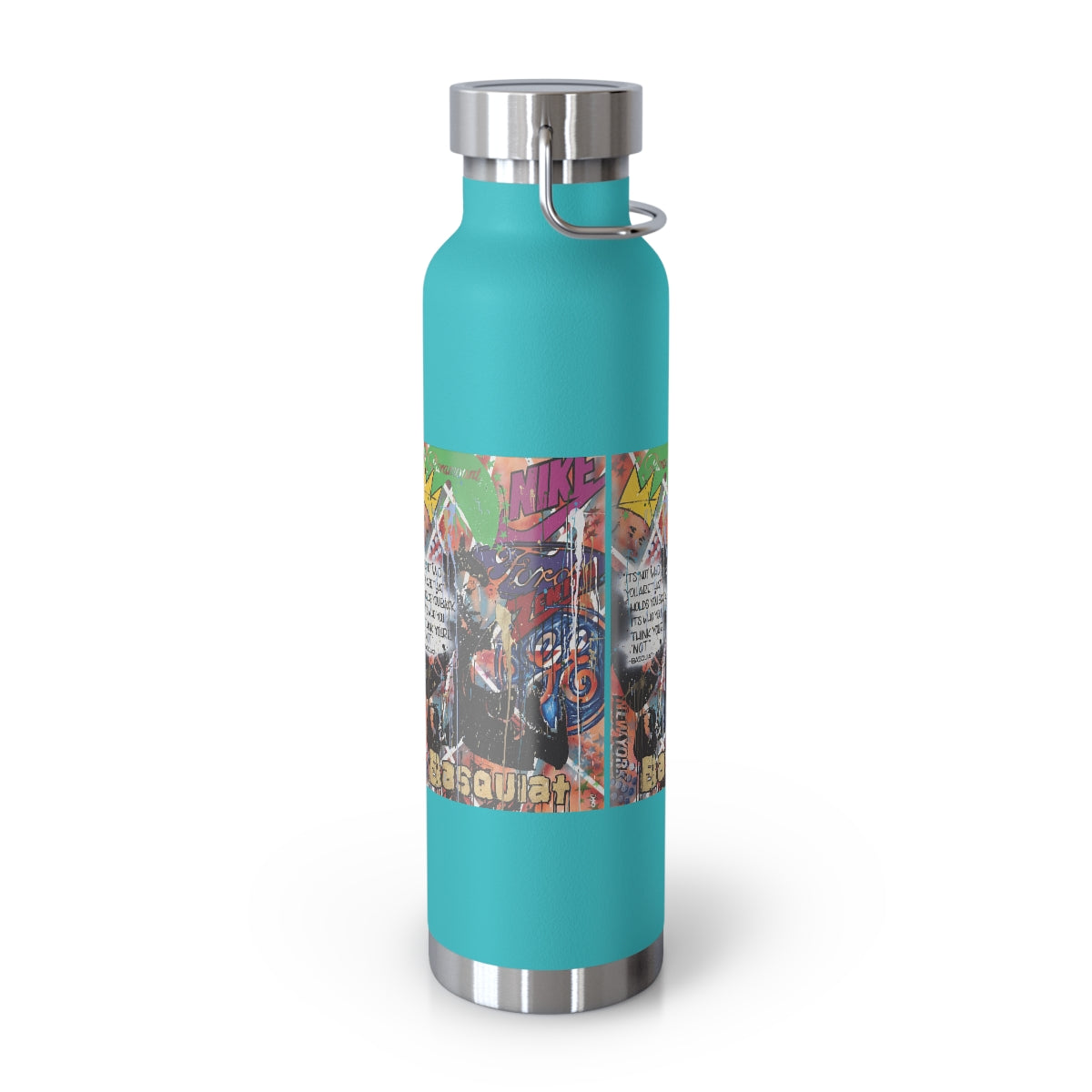 "Basquiat/Warhol Tribute" Copper Vacuum Insulated Bottle, 22oz