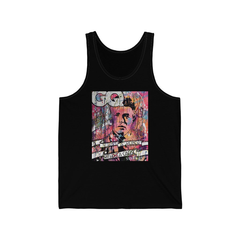 "Rebel With A Cause" Unisex Jersey Tank