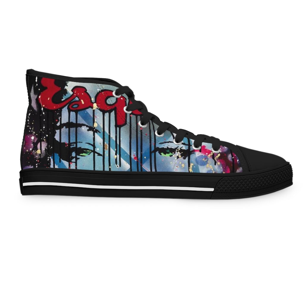 "Be The Boss" Women's High Top Sneakers