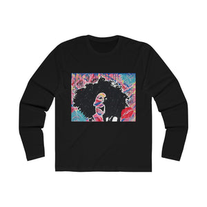 "Embodied-Diana Ross" Men's Long Sleeve Crew Tee
