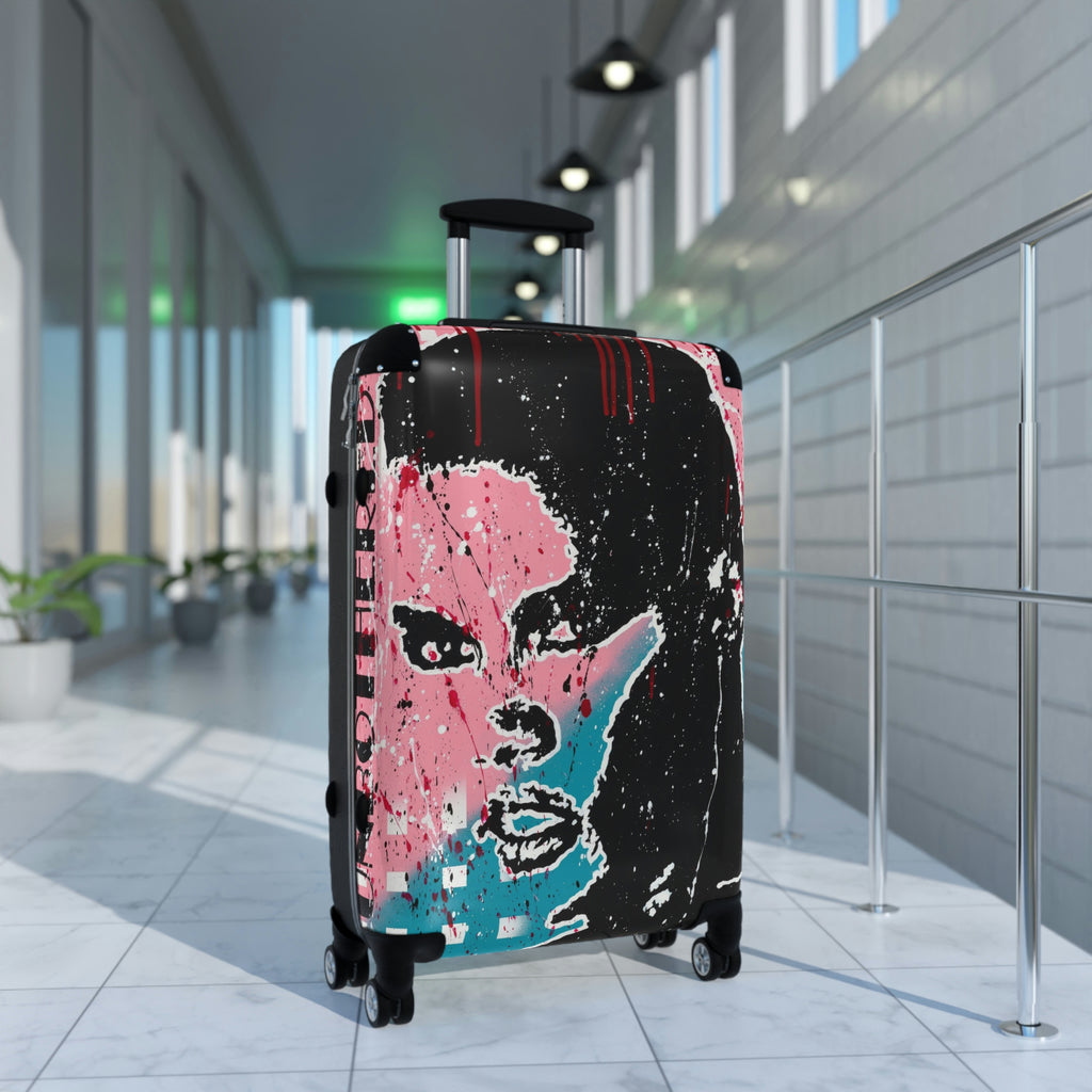 " Unbothered Inspired By Grace Jones" Suitcases