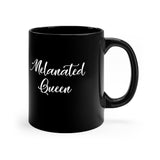 "Melanated Queen" 11oz Black Mug